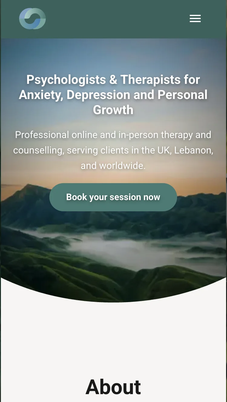 Mindfullume online therapy booking page
